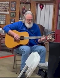 Brad Thomas sings "Cannonball," a song about the guy swimming in the fish tank at Bass Pro in Leeds